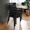 Flash Furniture HERCULES Commercial Black Mesh Stackable Side Chair with Arms and Powder Coated Black Steel Frame HL-0010W-BK-GG - alternate 5