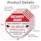 Signmission Security Alert This Property Under, 10 inch X 10 inch, Aluminum Metal Signs, 5PK OC-A-5Pack-10-184 - alternate 4
