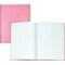 Young Authors Pink Hardcover Blank Book, White Pages, 11in.H x 8-1/2in.W Portrait, 14 Sheets/28 Pages, 6PK 10715 - alternate 1