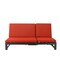 Leisuremod Chelsea 2-in-1 Convertible Sofa & Double Chaise, Aluminum, 660lb Capacity CLBL-82R - alternate 4