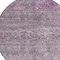 Homeroots 8' Purple And Gray Round Floral Washable Indoor Outdoor Area Rug 606208 - alternate 4