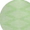Homeroots 8' Mint Green And Ivory Round Geometric Washable Indoor Outdoor Area Rug 598594 - alternate 7