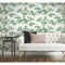 York Wallcoverings Lunaria Silhouette White and Green Wallpaper BL1801 - alternate 2