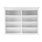 Homeroots 87" White Solid Wood Four Tier Bookcase 397120 - alternate 6