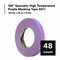 3M Painter's Tape, 18 mm W x 60 yd L, 7.3 mil Thick, Purple, Rubber Adhesive, 48 PK 501+PL - alternate 3