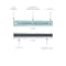C-Line Products 1" x 6" Side Load Magnetic Label Holders, 10/PK, 10PK/BX 87810-BX - alternate 3