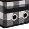 Organize It All Simplify Buffalo Plaid Gift Wrapping and Ribbon Storage Organizer Box in Black & White 9032-BP - alternate 4