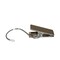 Nahanco 4 1/2in Hang-All Brushed Chrome Metal Clip With Chrome Hook, 100PK 610EC - alternate 3