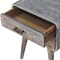 Homeroots 22" Gray Solid Wood Distressed Two Drawer Nightstand 651604 - alternate 11