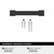 Amerock Bridgeport 3 inch (76mm) Center-to-Center Matte Black Cabinet Pull, 25PK 25VMP37030MB - alternate 4