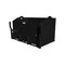 K&M Mfg 36-In. Heavy-Duty Weight Box 36-In. x 22-In. x 20-In. Black Powder Coat 1816 - alternate 1