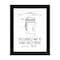 Homeroots Correct Way to Hang Toilet Paper Black Framed Print Bathroom Wall Art 530089 - alternate 1