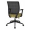 Office Star Products EM Series Screen Back Task Chair with "T" Arms, City Park Kiwi EM51022N-K109 - alternate 2
