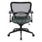 Space Seating 55 Series Professional Black AirGrid Back Managers Chair, Grey 5500-2M - alternate 3