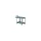 Rubbermaid Commercial Utility Cart, 500 lb Load Capacity, 2 Shelves, 44 in L, 25 1/2 in W, 39 in H, Ergonomic Handle 2192464 - alternate 1
