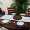 Gibson Home Feri 13" Wooden Skin Luxe Chargers, 12PK 94798.01 - alternate 3