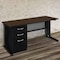 Regency Fusion Teachers Desk W/ Single Pedestal Drawer Unit, 66 in W X Wood, Metal, Neo Walnut MSP6630NW - alternate 3