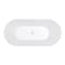 Kingston Brass 59" Acrylic Oval Double Ended Freestanding Tub with Drain, Glossy White VTOV593023 - alternate 4