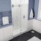 Anzzi 60in x 76in Frameless Shower Door with Sliding in Polished Chrome with Tsunami Tempered Clear Glass SD-FRLS06102CH - alternate 11