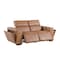 Homeroots 77in Brown Italian Leather Power Reclining Loveseat With Storage 720548 - alternate 4