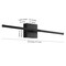 Jonathan Y Makena 28" Modern Minimalist Dimmable Integrated LED Metal Wall Sconce, Black, 2PK JYL7022C-SET2 - alternate 7