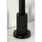 Kingston Brass Double-Handle Widespread Kitchen Faucet with Knurled Handle and Brass Sprayer, Matte Black KS8720KNLBS - alternate 3