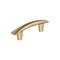 Amerock Willow 3 inch (76mm) Center-to-Center Champagne Bronze Cabinet Pull, 25PK 25VMP37309CZ - alternate 1