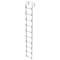 Vestil Galvanized Tank Access Ladder 10 Ft. 300 Lb. Capacity Silver NTAL-10-HDG - alternate 1