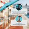 Simple Deluxe 9' Patio Umbrella Outdoor Table Market Yard Umbrella with Push Button Tilt/Crank, 8 Sturdy Ribs for LGBRLA9TUQ - alternate 3