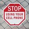 Signmission Stop Using Your Cell Phone, 6 Inch X 6 Inch, Plastic Sign OC-P-6-78 - alternate 3
