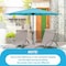 Simple Deluxe 9' Patio Umbrella Replacement Canopy Outdoor Table Market Yard Umbrella Replacement Top Cover with LGBRLACANOPY9TUQ - alternate 4