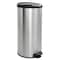 Happimess Oscar Round 8-Gallon Step-Open Trash Can with FREE Mini Trash Can, Platinum Silver HPM1001A - alternate 5