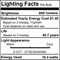 Bulbrite 5" Round 10.3-W 5 Color Selectable LED Flush Mount Light, 850 Lumens, White Finish 5 CCT - 27/30/35/ 773603 - alternate 4