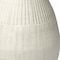Homeroots 21" White Striped Ceramic Cylinder Floor Vase 392183 - alternate 8