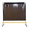 Vestil Steel Portable Welding Screen 70in L x 70in H Yellow PWS-7070 - alternate 3