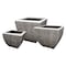Homeroots Large Distressed And Ribbed Flower Pot Planter 274806 - alternate 3