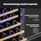 Yeego 24 in. Dual Zone 46-Bottles Wine Cooler YG-WD24R-23 - alternate 5