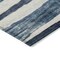 Homeroots 3' X 5' Denim Blue And Gray Striped Washable Indoor Outdoor Area Rug 605897 - alternate 5