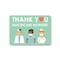 Signmission Public Safety, 7" H, Alum, 10" X 7", Thank You Healthcare Workers 2, Thank You Healthcare Workers OS-NS-A-710-25429 - alternate 1