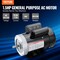 Vevor 1.5HP Electric Motor 1725RPM AC115/230V 56C Frame 1-Phase 5/8 in Keyed Shaft SY-1.5HP-4P-B34-C - alternate 3