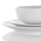 Elama Luna 18 Piece Porcelain Dinnerware Set in White EL-LUNA18 - alternate 4