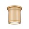Z-Lite Bentley Modern Gold 1 Light Flush Mount 7702F8-MGLD-LED - alternate 1
