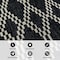 World Rug Gallery Southwestern Geometric Area Rug 2 ft x 3 ft Black WR92BLACK2X3 - alternate 3
