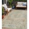 Homeroots 5' X 8' Tan And Beige Medallion Washable Indoor Outdoor Area Rug 615747 - alternate 1
