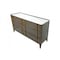 Homeroots 59" Dark Brown Solid Wood Six Drawer Double Dresser 473110 - alternate 3
