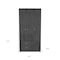 Homeroots 35" Dark Gray Two Drawer Combo Dresser 534934 - alternate 4
