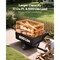 Vevor Steel Dump Cart 17 Cu. Ft 600LB for ATV/UTV Trailer Tow Behind Heavy Duty BTC002E - alternate 6