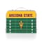 Picnic Time Family Of Brands Arizona State Sun Devils - Concert Table Mini Portable Table, Charcoal Wood Grain 843-00-141-024-0 - alternate 2