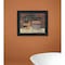 Homeroots Hot Bath 4 Black Framed Print Bathroom Wall Art 404704 - alternate 4