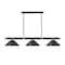 Z-Lite Vanguard Matte Black + Rubbed Brass 3 Light Billiard 3050-3MB-RB-MMB - alternate 5